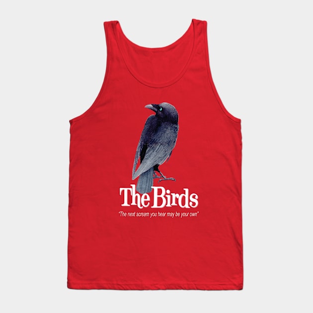 The Birds – Alfred Hitchcock Tank Top by Pine Hill Goods